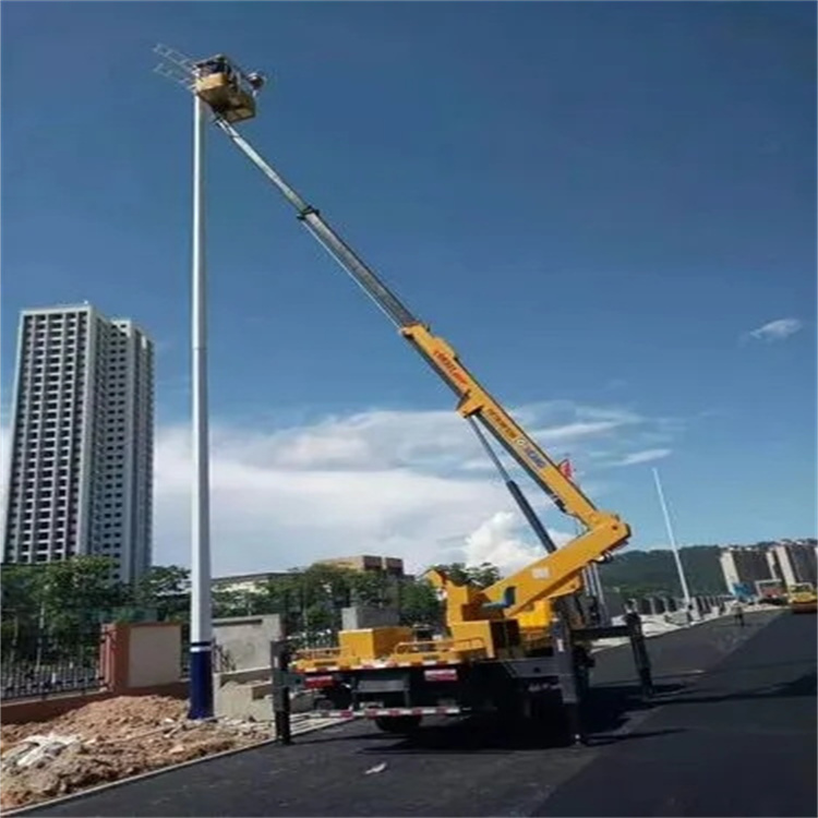 三道镇维修路灯的曲臂升降车出租